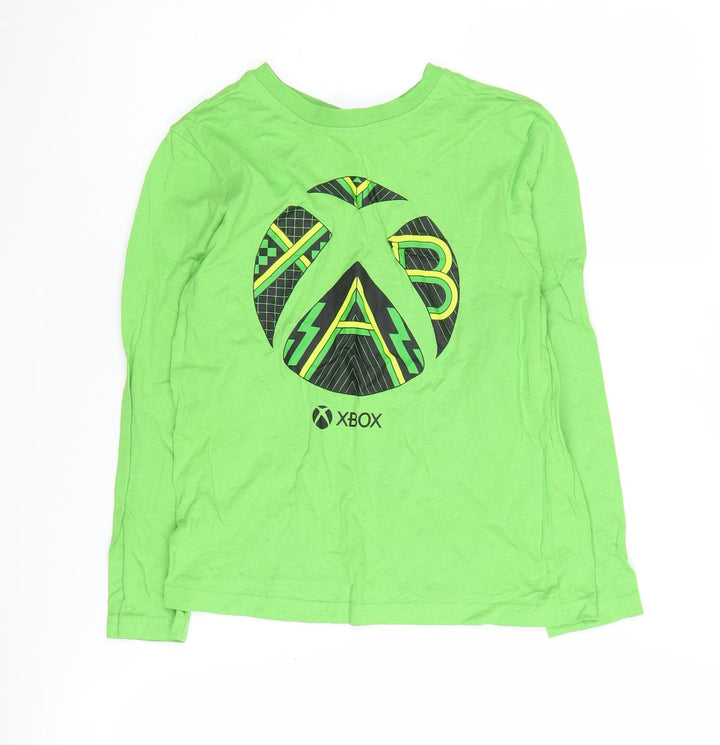 Xbox Boys Green Graphic Long Sleeve T-Shirt 8-9 Years