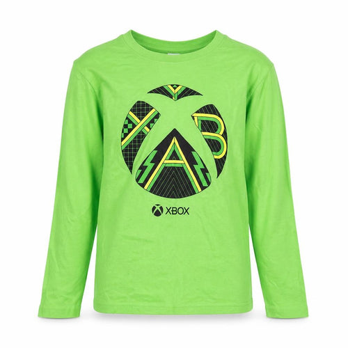 Xbox Boys Green Graphic Long Sleeve T-Shirt 8-9 Years