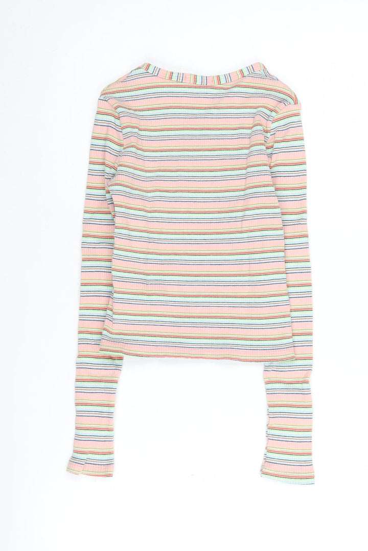 Stradivarius Women's Multicoloured XS Cropped T-Shirt