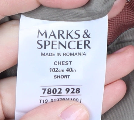 Marks and Spencer Beige Men's Blazer, Size 40S