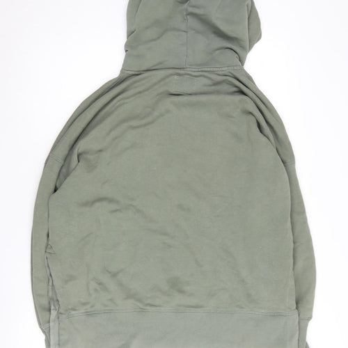 Abercrombie & Fitch Women's Green Pullover Hoodie - S