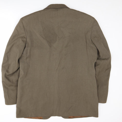 Principles Men's Brown Blazer 42R Single-Breasted Classic