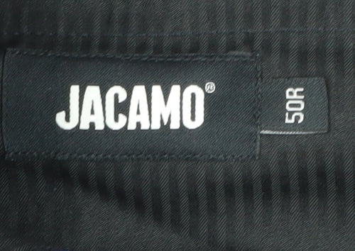 Jacamo Men's Blue Check Trousers, Size 50R, Regular Fit