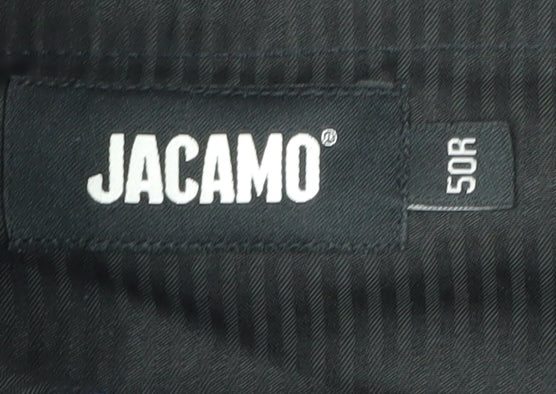 Jacamo Men's Blue Check Trousers, Size 50R, Regular Fit