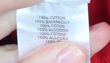 Gant Boys Red V-Neck Cotton Pullover Jumper 10-11 Years