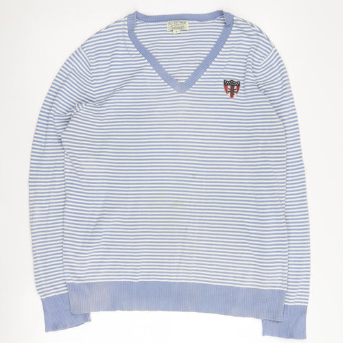 Polo Jeans Ralph Lauren Men's Blue Striped Pullover L