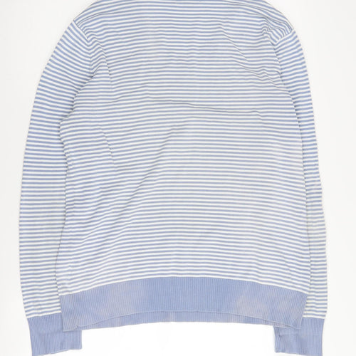 Polo Jeans Ralph Lauren Men's Blue Striped Pullover L