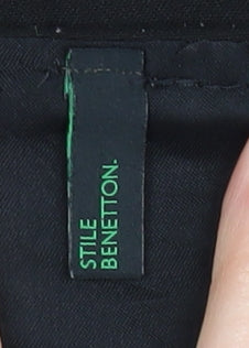 Benetton Women's Black Pencil Skirt Size 14