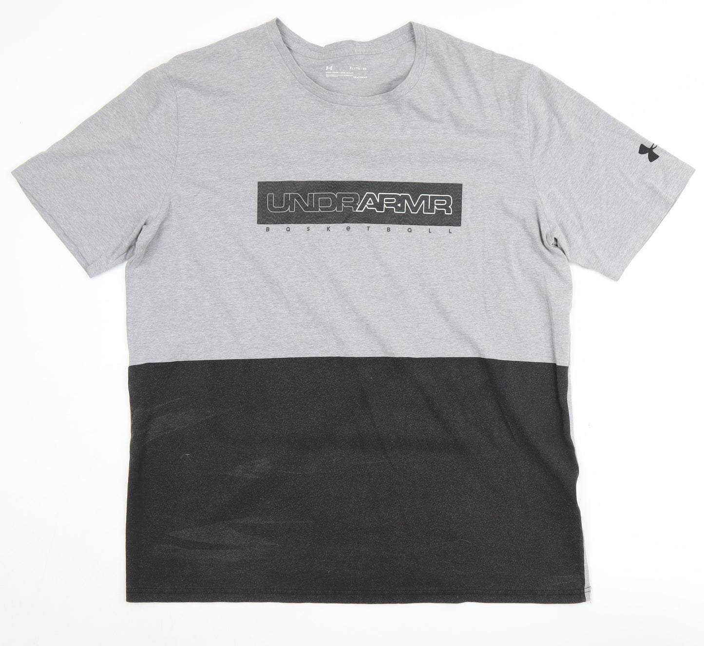 Under Armour Men's Grey XL Colourblock T-Shirt