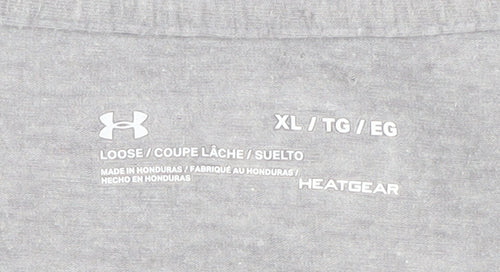 Under Armour Men's Grey XL Colourblock T-Shirt