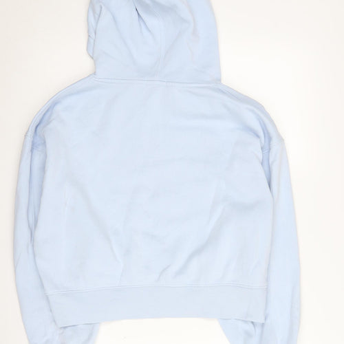 Stradivarius Women's Blue Pullover Hoodie Size 12