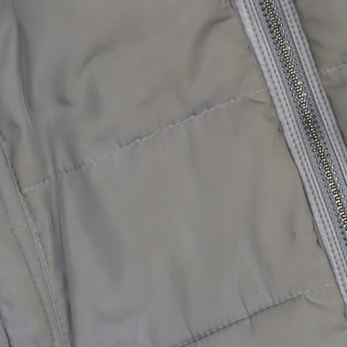 Wallis Grey Women’s Puffer Jacket Size S