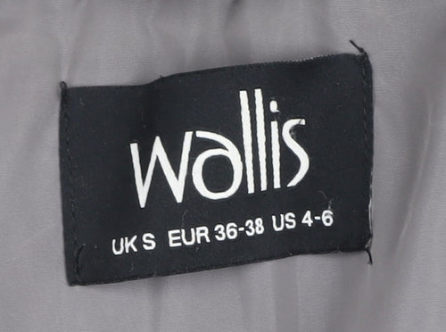 Wallis Grey Women’s Puffer Jacket Size S