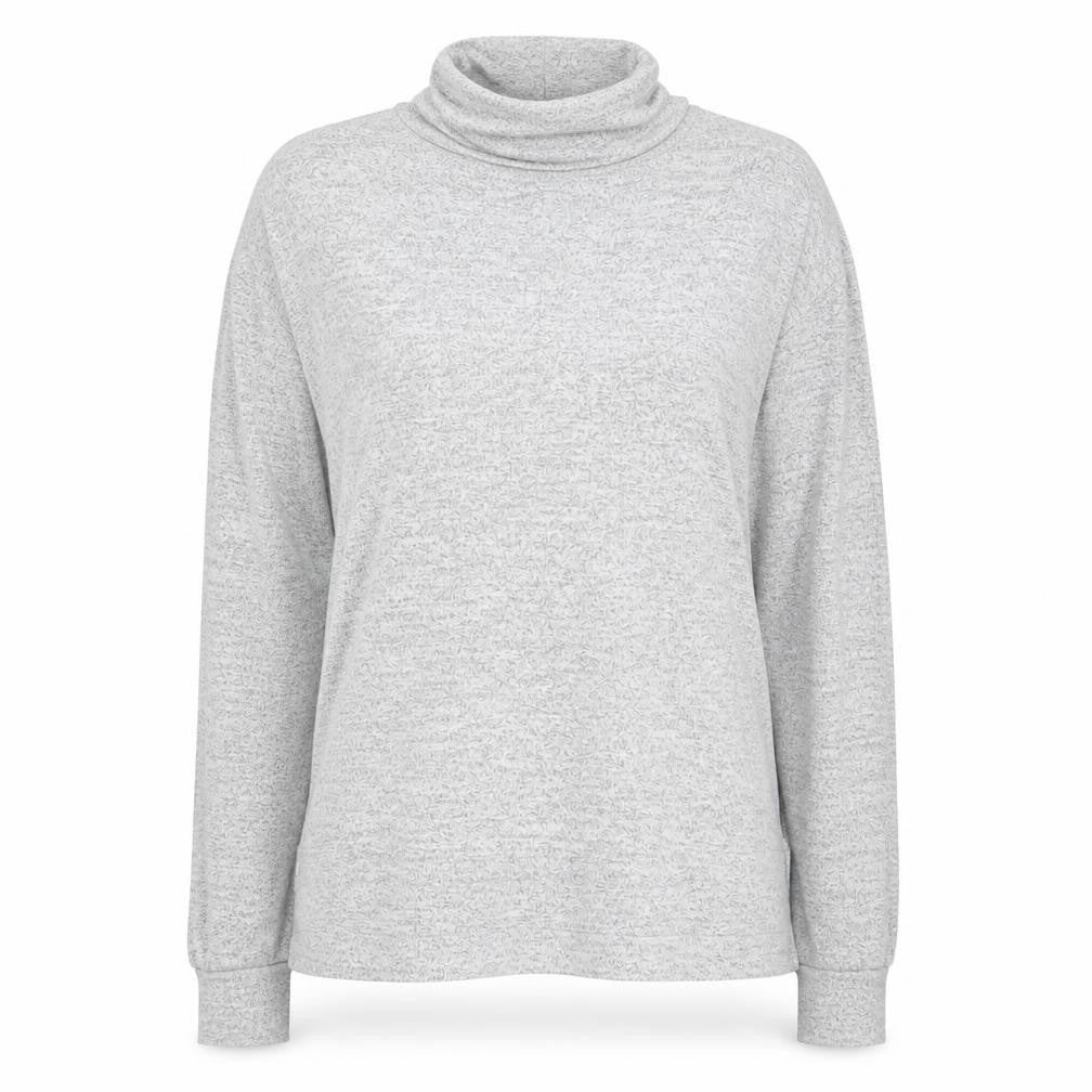 Front view of Gap Women's Grey Mock Neck jumper M