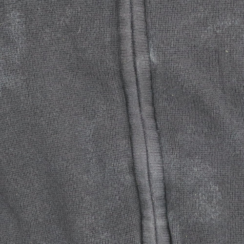 Next Boys Black Full Zip Jumper 11 Years Cotton Knit