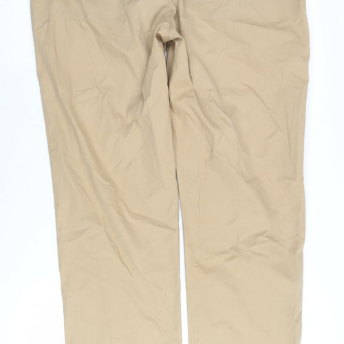 Howick Men's Beige Chino Trousers Size 36R