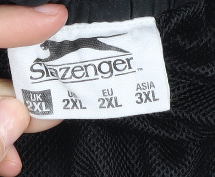 Slazenger Men's Black 2XL Athletic Shorts