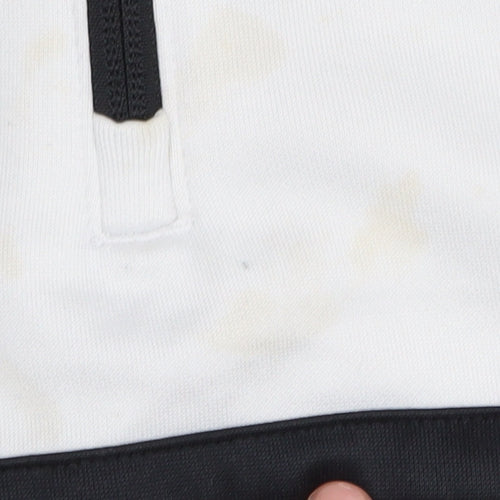 Puma Boys' White & Black Football Pullover - Size 14