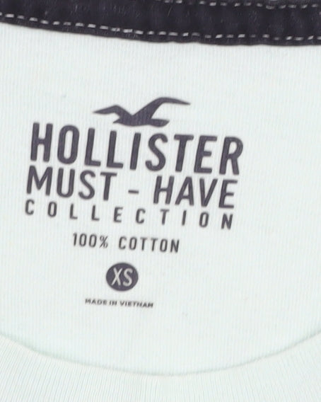 Hollister Green Men's XS Crew Neck T-Shirt, New