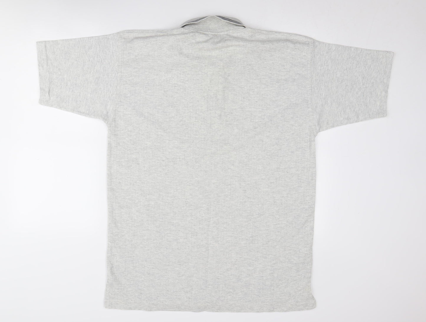 Nike Men's Grey Short Sleeve Polo Shirt XL