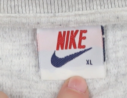 Nike Men's Grey Short Sleeve Polo Shirt XL