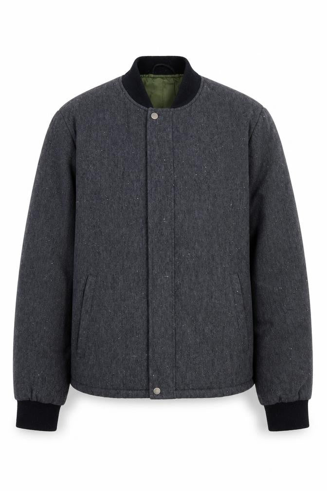 New Look Men’s Grey Bomber Jacket - Small Size