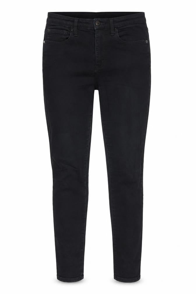 Front view of Gap Women's Black Skinny Jeans, size 28, Regular