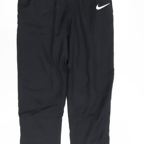 Nike Boys Black DRI-FIT Track Pants XL Quick Dry