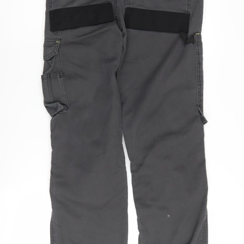 Dunlop Men's Grey Cargo Trousers XS Workwear Style
