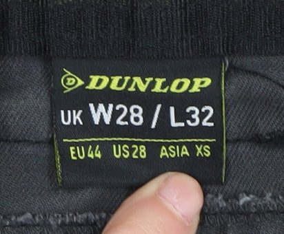 Dunlop Men's Grey Cargo Trousers XS Workwear Style