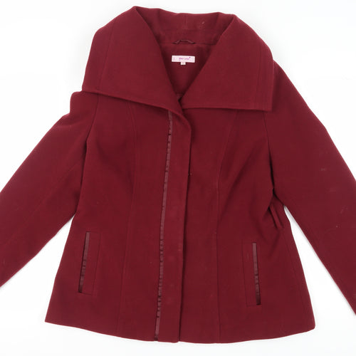 Marks & Spencer Women's Red Wool Mid-Length Coat
