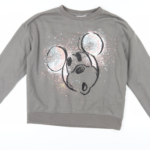 Disney Women's Grey Pullover Sweatshirt Size S