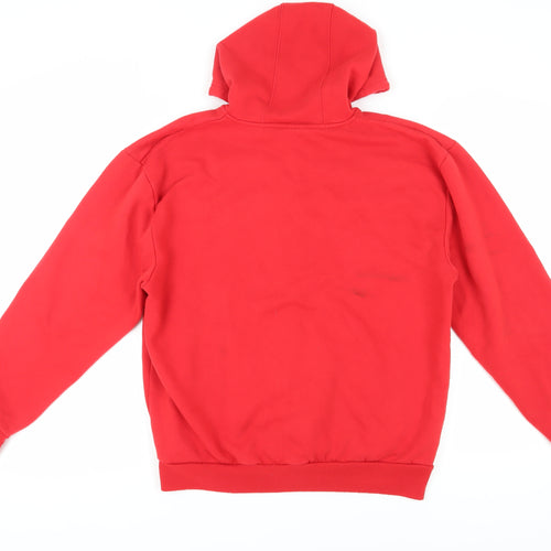 Slazenger Men's Red L Full Zip Hoodie with Pockets