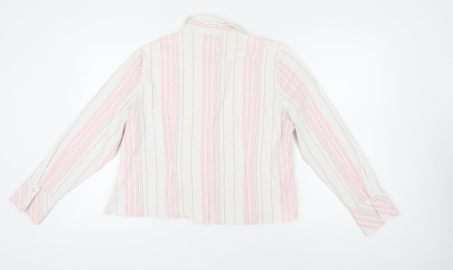 New Look Women's Multicoloured Stripe Button-Up Shirt Size 24