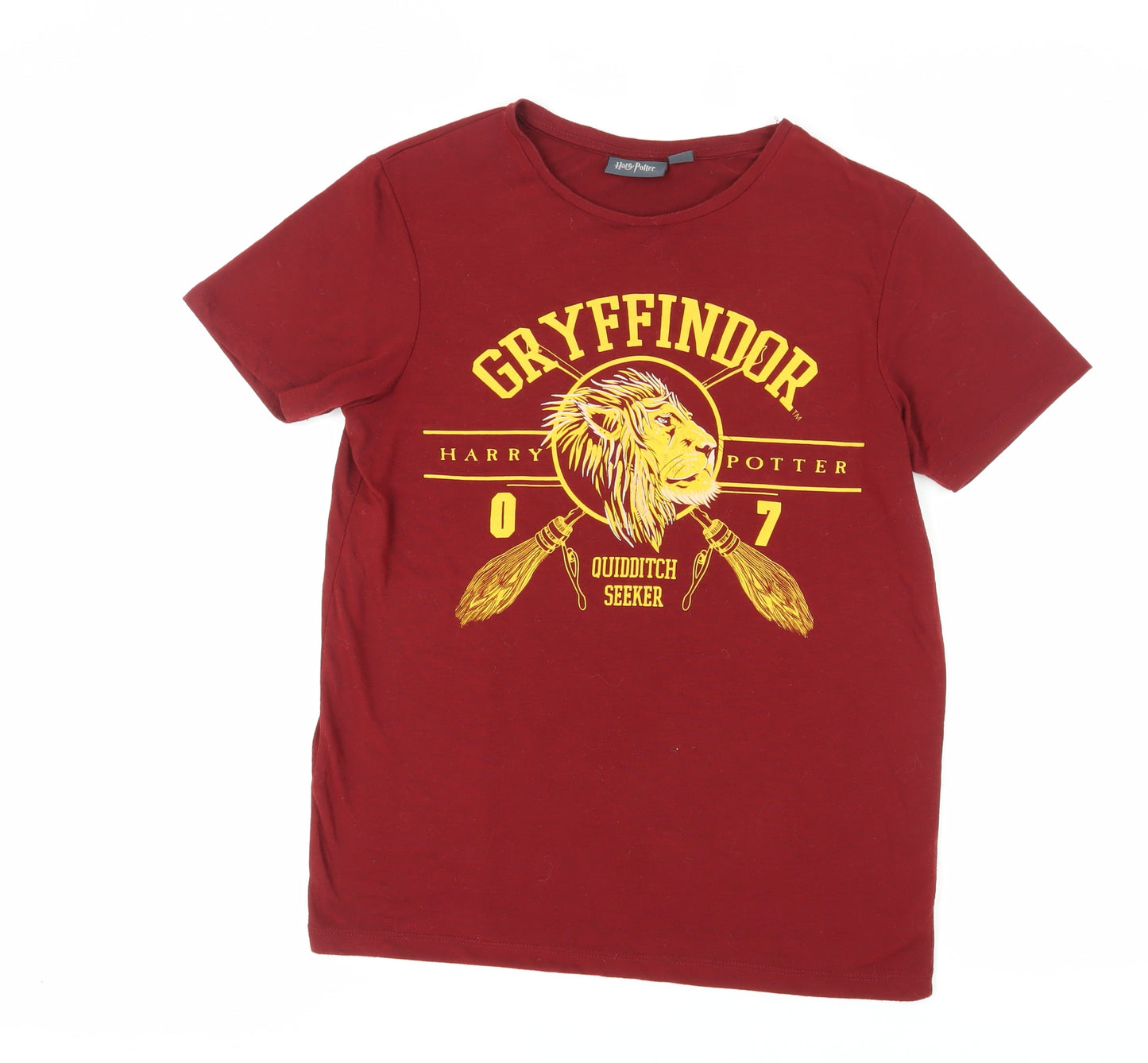 Harry Potter Unisex Red Gryffindor T-Shirt Size 10