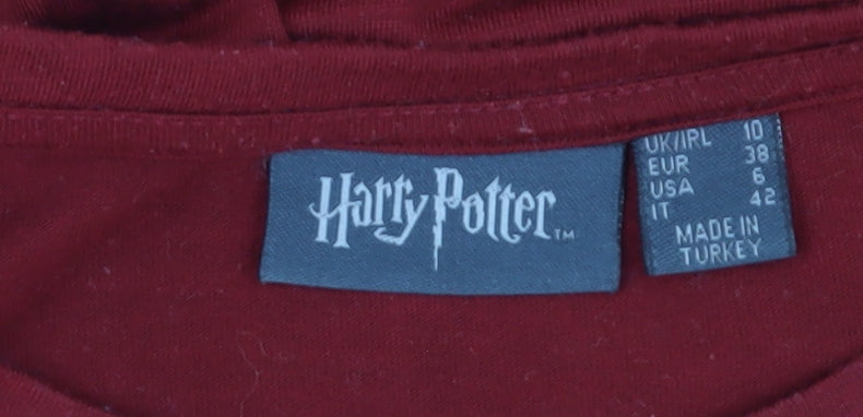 Harry Potter Unisex Red Gryffindor T-Shirt Size 10
