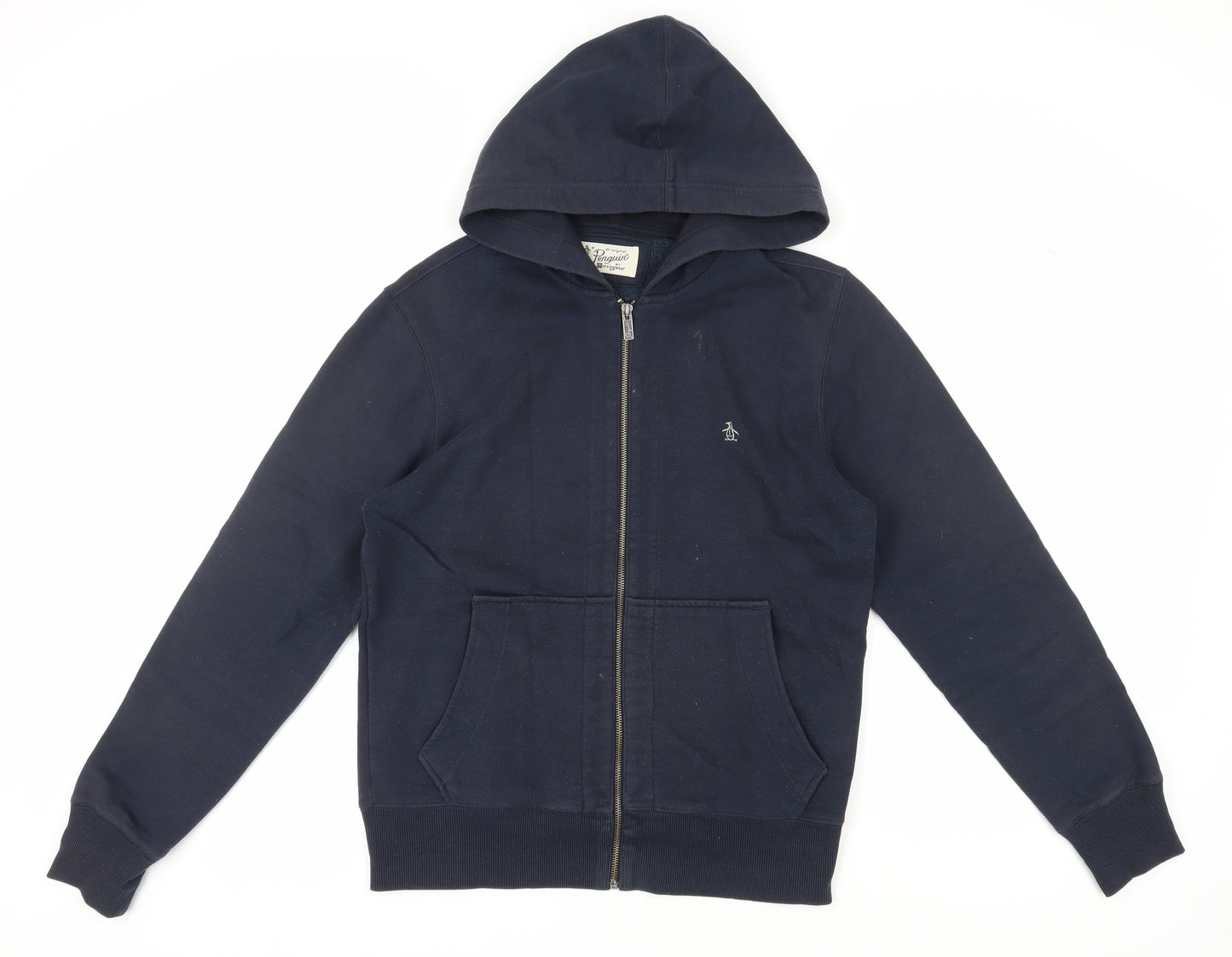 Original Penguin Men's Blue Full Zip Hoodie M