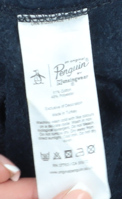 Original Penguin Men's Blue Full Zip Hoodie M