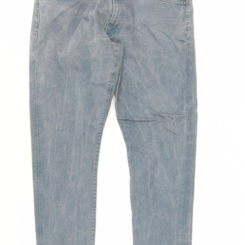 Marks and Spencer Slim Blue Denim Jeans - Men's Size 38