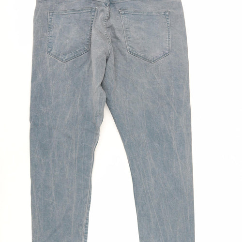 Marks and Spencer Slim Blue Denim Jeans - Men's Size 38