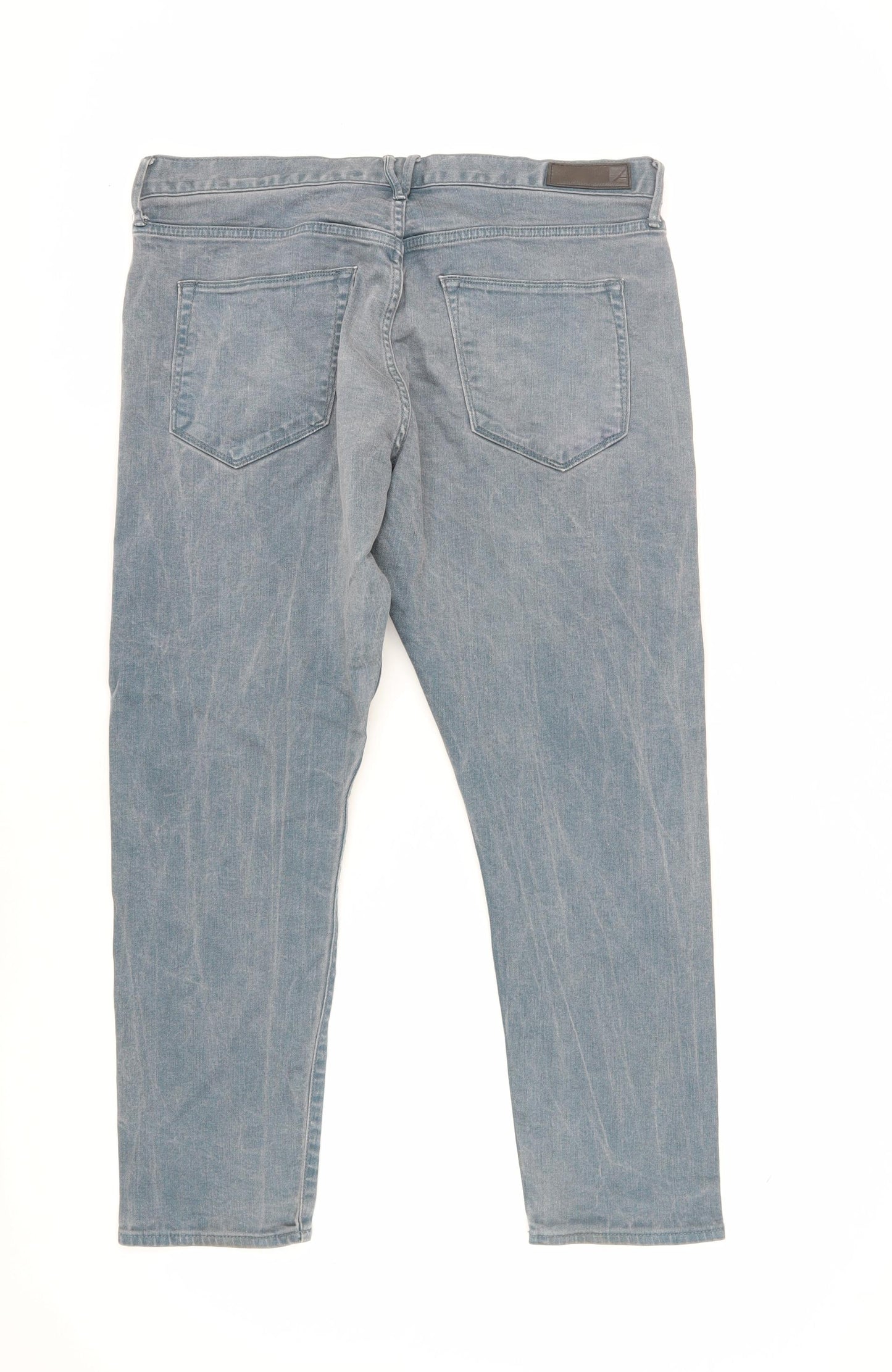 Marks and Spencer Slim Blue Denim Jeans - Men's Size 38