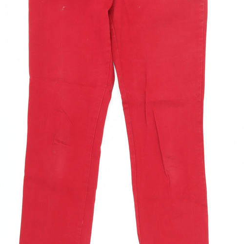 Calamity Jane's Women's Red Straight Jeans Size 12