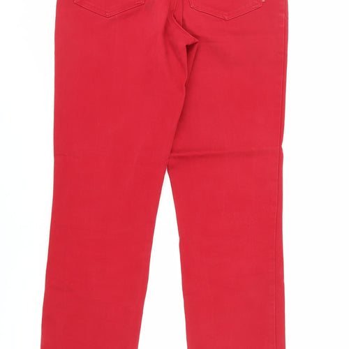 Calamity Jane's Women's Red Straight Jeans Size 12