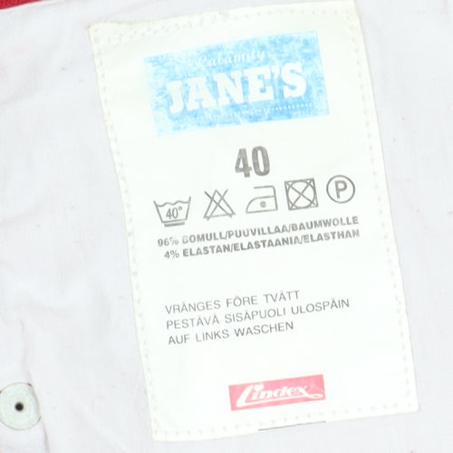Calamity Jane's Women's Red Straight Jeans Size 12