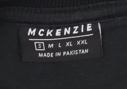 McKenzie Men's Black Crew Neck Sweatshirt Size S