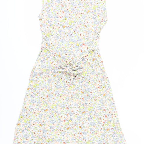 Warehouse Women's Multicoloured Floral Wrap Dress Size 12