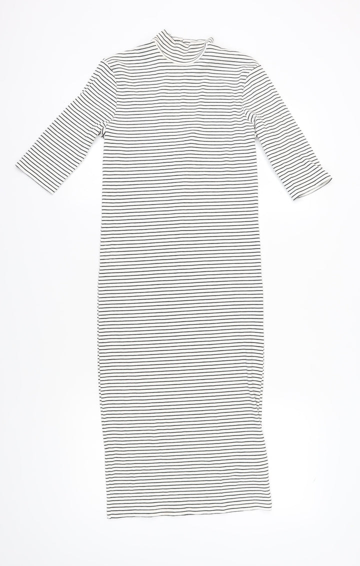 Marks and Spencer Women's Striped Midi Sheath Dress