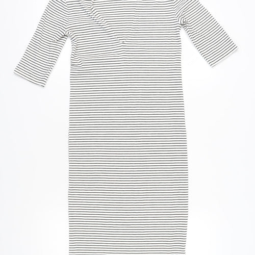 Marks and Spencer Women's Striped Midi Sheath Dress