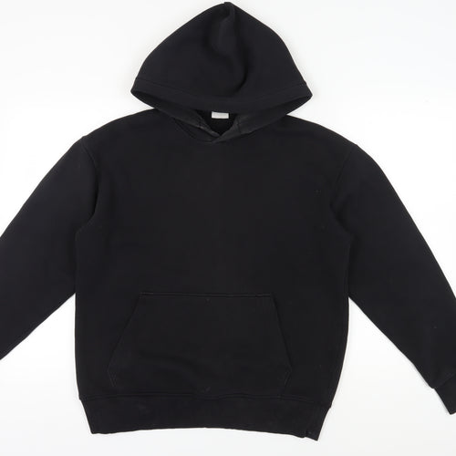 Zara Black Unisex Pullover Hoodie Size 12