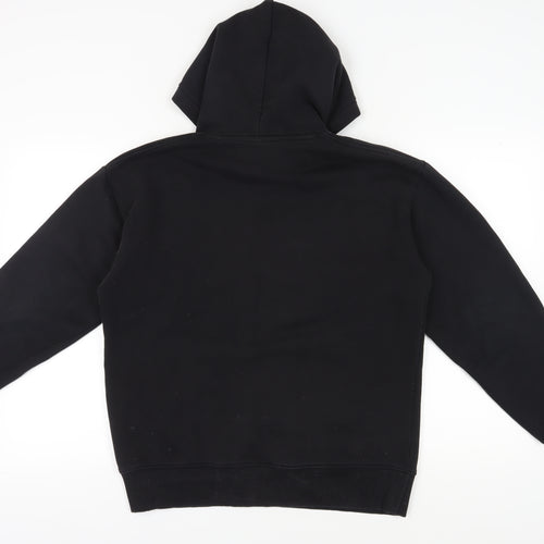 Zara Black Unisex Pullover Hoodie Size 12